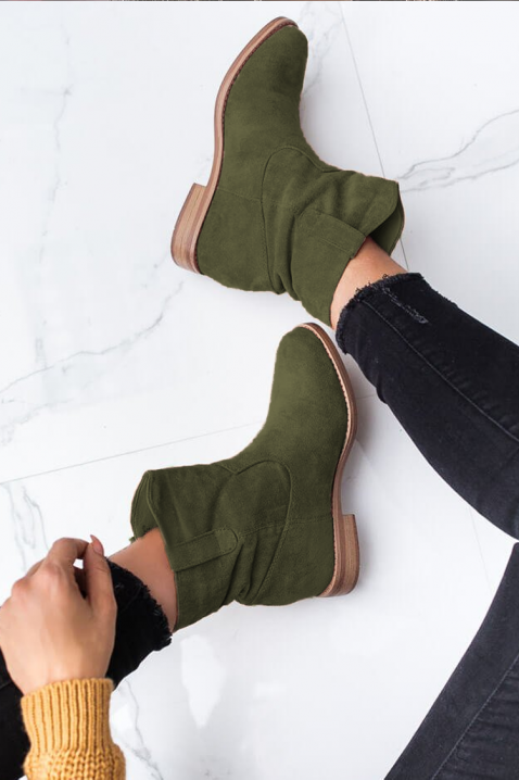 Γυναικεία μποτάκια BOMBEDA, Χρώμα: χακί, IVET.EU - Εκπτώσεις έως -80%