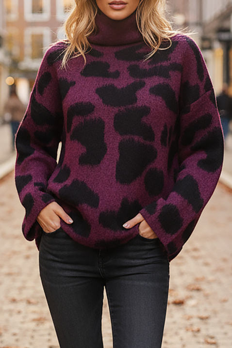 Πουλόβερ VLORDENZA PURPLE, Χρώμα: μωβ, IVET.EU - Εκπτώσεις έως -80%