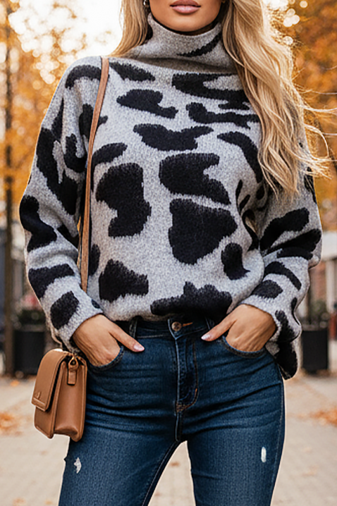 Πουλόβερ VLORDENZA GREY, Χρώμα: γκρι, IVET.EU - Εκπτώσεις έως -80%