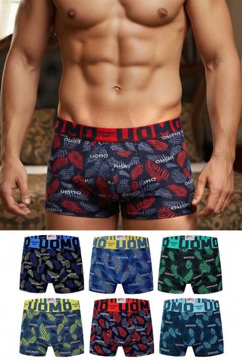 Σετ από 6 τεμάχια ανδρικά μποξεράκια NARZELO, Χρώμα: χρωματιστό, IVET.EU - Εκπτώσεις έως -80%