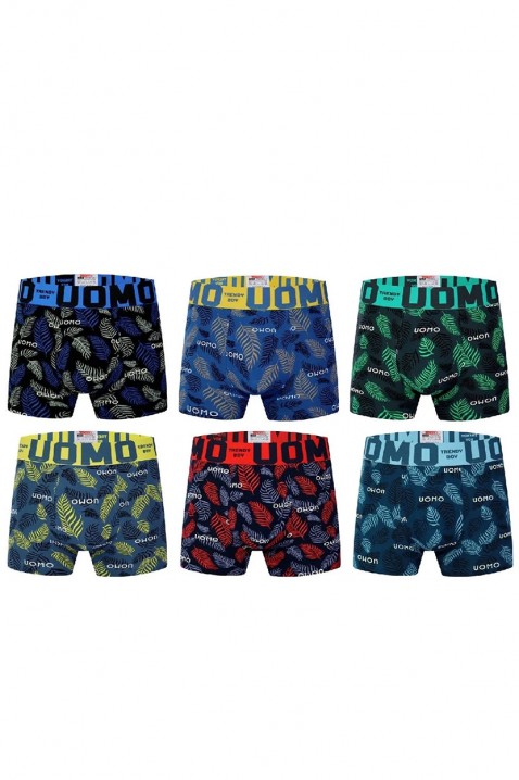 Σετ από 6 τεμάχια ανδρικά μποξεράκια NARZELO, Χρώμα: χρωματιστό, IVET.EU - Εκπτώσεις έως -80%