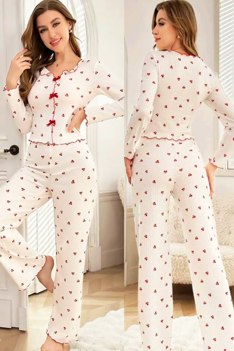 Πιτζάμα HARZANA, Χρώμα: άσπρο, IVET.EU - Εκπτώσεις έως -80%