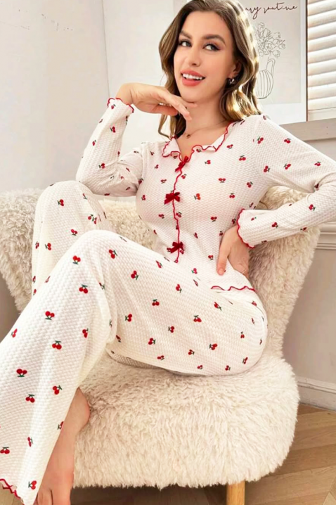 Πιτζάμα HARZANA, Χρώμα: άσπρο, IVET.EU - Εκπτώσεις έως -80%