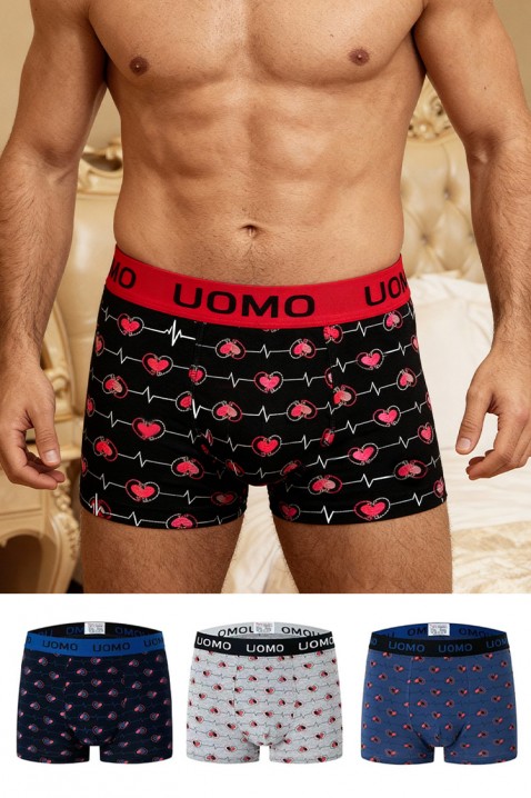 Σετ από 4 τεμάχια ανδρικά μποξεράκια HERZON, Χρώμα: χρωματιστό, IVET.EU - Εκπτώσεις έως -80%