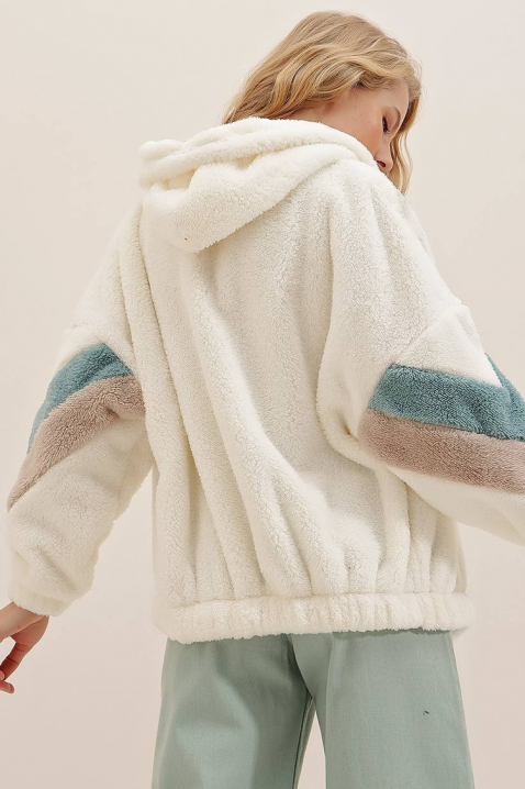 Φούτερ PLUVILZA WHITE, Χρώμα: άσπρο, IVET.EU - Εκπτώσεις έως -80%