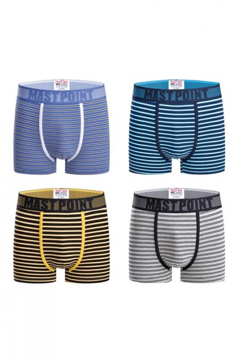 Σετ από 4 τεμάχια ανδρικά μποξεράκια STELZO, Χρώμα: χρωματιστό, IVET.EU - Εκπτώσεις έως -80%