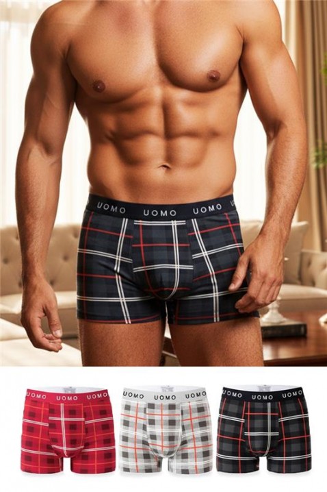 Σετ από 4 τεμάχια ανδρικά μποξεράκια KARETTO, Χρώμα: χρωματιστό, IVET.EU - Εκπτώσεις έως -80%