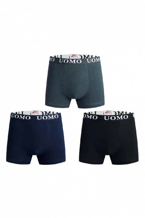 Σετ από 3 τεμάχια ανδρικά μποξεράκια SKEREZO, Χρώμα: χρωματιστό, IVET.EU - Εκπτώσεις έως -80%