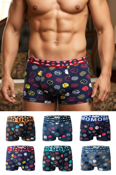 Σετ από 6 τεμάχια ανδρικά μποξεράκια MOXOR, Χρώμα: χρωματιστό, IVET.EU - Εκπτώσεις έως -80%