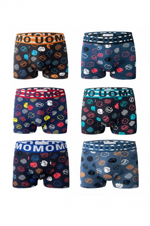 Σετ από 6 τεμάχια ανδρικά μποξεράκια MOXOR, Χρώμα: χρωματιστό, IVET.EU - Εκπτώσεις έως -80%