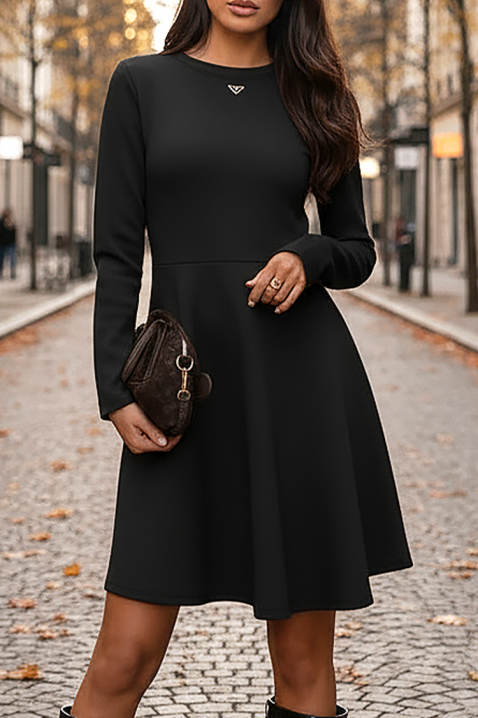 Φόρεμα MARINESA BLACK, Χρώμα: μαύρο, IVET.EU - Εκπτώσεις έως -80%