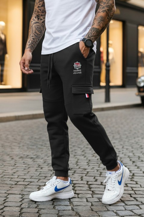 Ανδρικό παντελόνι LILTON BLACK, Χρώμα: μαύρο, IVET.EU - Εκπτώσεις έως -80%