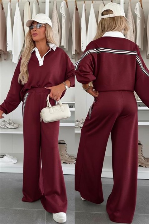 Σύνολο FLEOLDA, Χρώμα: μπορντό, IVET.EU - Εκπτώσεις έως -80%