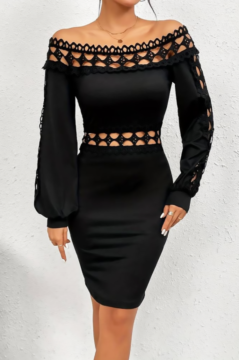 Φόρεμα FLOBENSA, Χρώμα: μαύρο, IVET.EU - Εκπτώσεις έως -80%