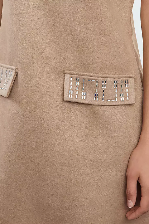 Φόρεμα GARDELDA BEIGE, Χρώμα: μπεζ, IVET.EU - Εκπτώσεις έως -80%