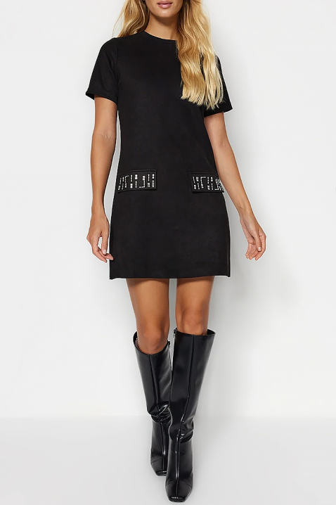 Φόρεμα GARDELDA BLACK, Χρώμα: μαύρο, IVET.EU - Εκπτώσεις έως -80%