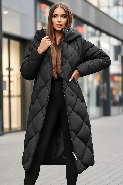 Μπουφάν AVELSONA, Χρώμα: μαύρο, IVET.EU - Εκπτώσεις έως -80%