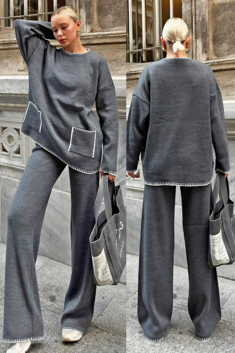 Σύνολο DAILENZA GREY, Χρώμα: γκρι, IVET.EU - Εκπτώσεις έως -80%