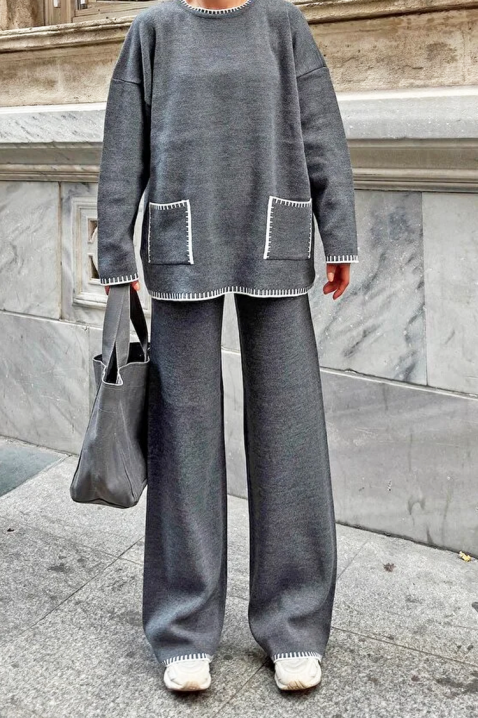 Σύνολο DAILENZA GREY, Χρώμα: γκρι, IVET.EU - Εκπτώσεις έως -80%