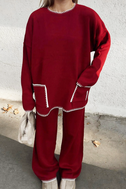 Σύνολο DAILENZA BORDO, Χρώμα: μπορντό, IVET.EU - Εκπτώσεις έως -80%