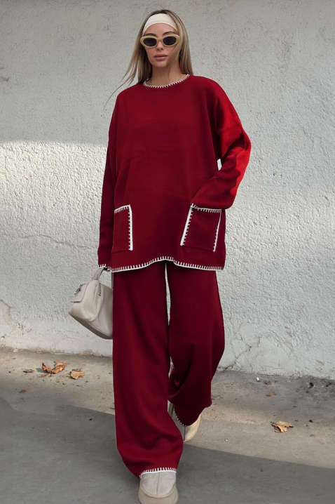 Σύνολο DAILENZA BORDO, Χρώμα: μπορντό, IVET.EU - Εκπτώσεις έως -80%