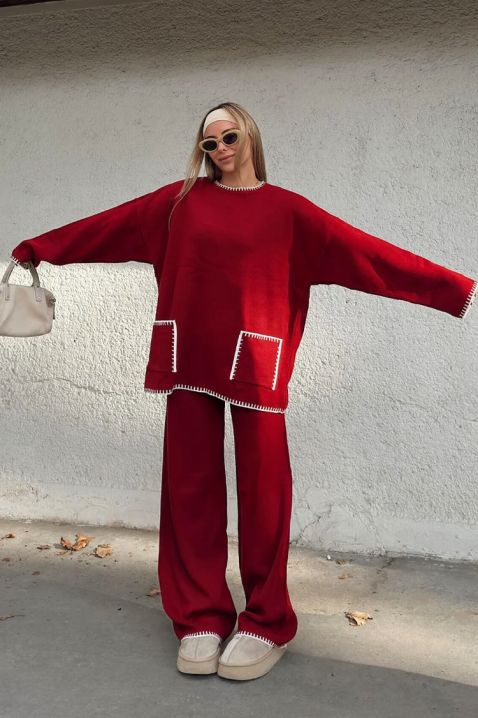 Σύνολο DAILENZA BORDO, Χρώμα: μπορντό, IVET.EU - Εκπτώσεις έως -80%