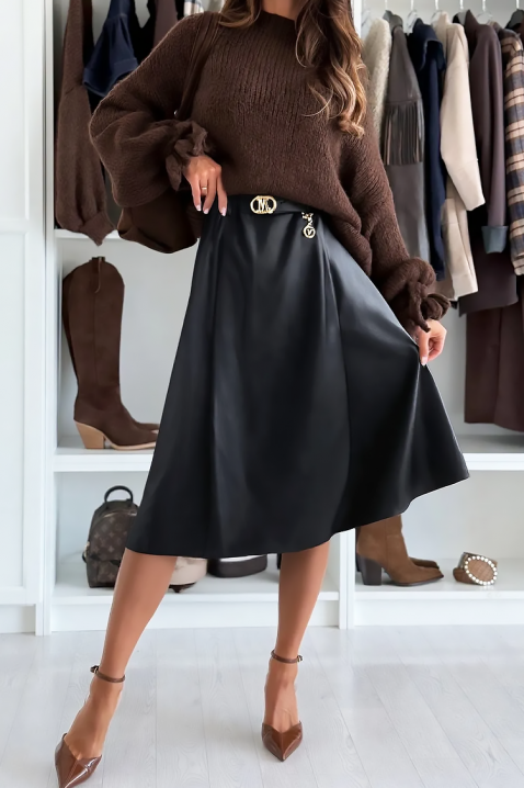 Φούστα DORVELDA, Χρώμα: μαύρο, IVET.EU - Εκπτώσεις έως -80%