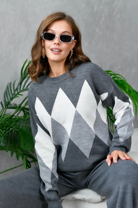 Σύνολο ATROASA, Χρώμα: γκρι, IVET.EU - Εκπτώσεις έως -80%