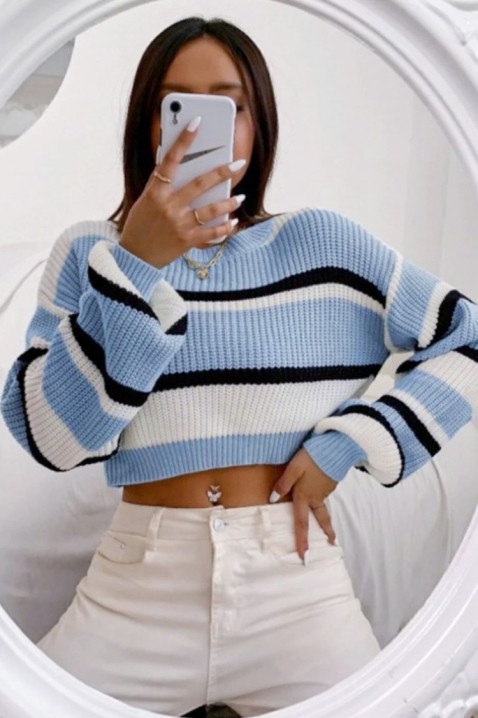 Πουλόβερ AGAVORSA BLUE, Χρώμα: μπλε, IVET.EU - Εκπτώσεις έως -80%