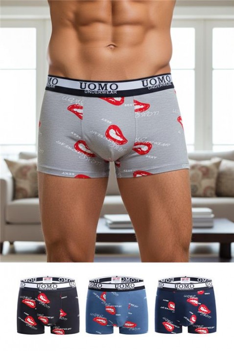 Σετ από 4 τεμάχια ανδρικά μποξεράκια LOFOSO, Χρώμα: χρωματιστό, IVET.EU - Εκπτώσεις έως -80%