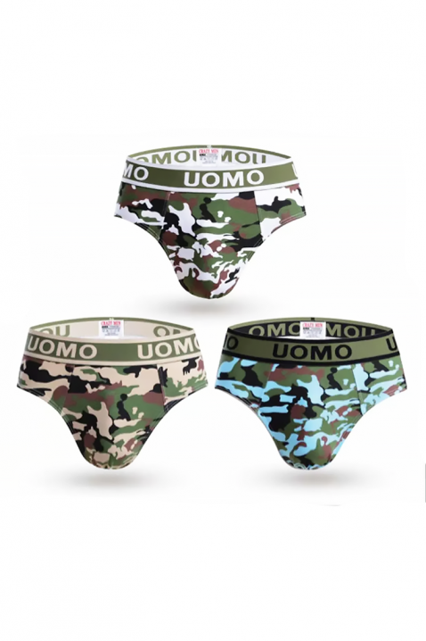 Σετ από 3 τεμάχια ανδρικά μποξεράκια TERINDO, Χρώμα: χρωματιστό, IVET.EU - Εκπτώσεις έως -80%