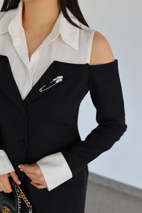 Σακάκι FLORDINZA, Χρώμα: μαύρο, IVET.EU - Εκπτώσεις έως -80%