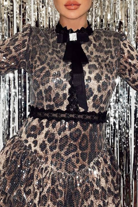 Φόρεμα GELZONDA BROWN, Χρώμα: καφέ, IVET.EU - Εκπτώσεις έως -80%