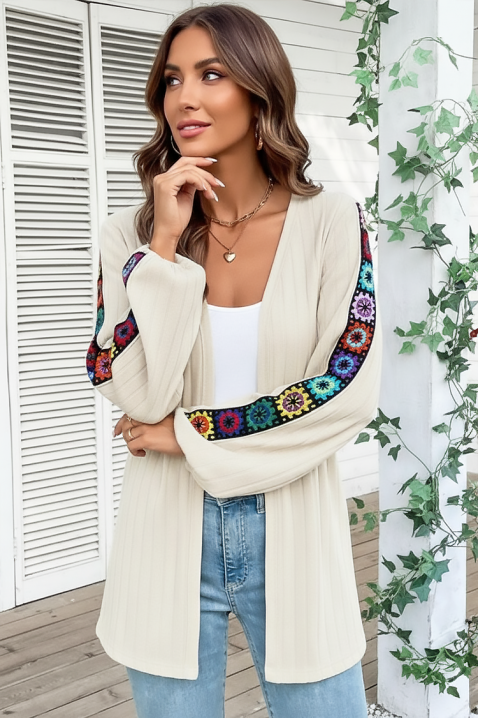 Ζακέτα RANZOLA ECRU, Χρώμα: εκρού, IVET.EU - Εκπτώσεις έως -80%