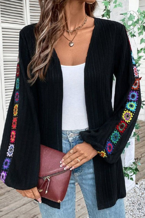 Ζακέτα RANZOLA BLACK, Χρώμα: μαύρο, IVET.EU - Εκπτώσεις έως -80%