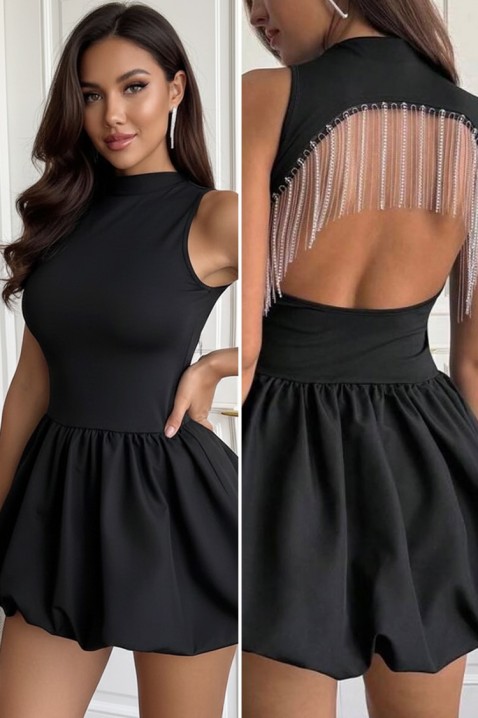 Φόρεμα EDELVINA, Χρώμα: μαύρο, IVET.EU - Εκπτώσεις έως -80%