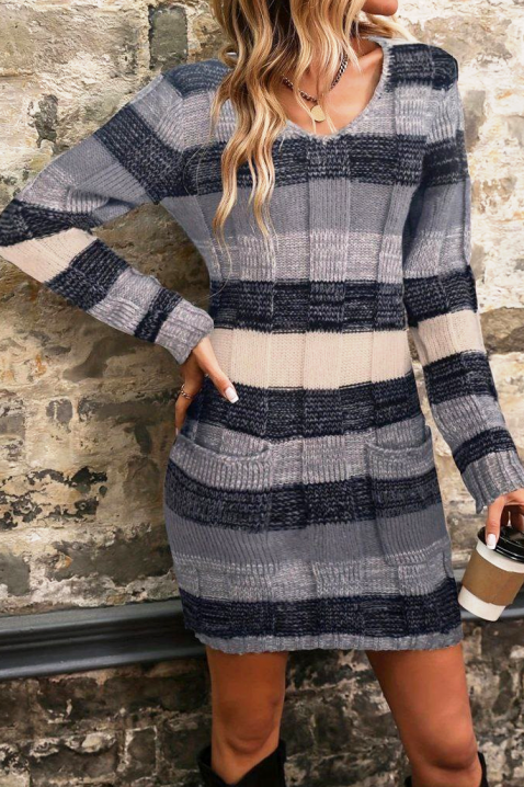 Φόρεμα MLEVILDA GREY, Χρώμα: γκρι, IVET.EU - Εκπτώσεις έως -80%