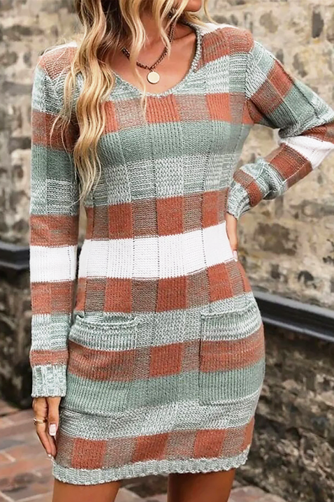 Φόρεμα MLEVILDA GREEN, Χρώμα: πράσινο, IVET.EU - Εκπτώσεις έως -80%