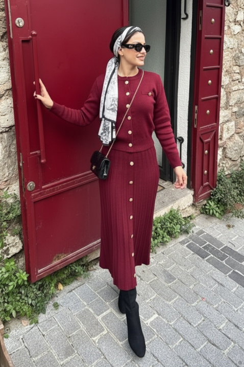 Σύνολο HELENZA BORDO, Χρώμα: μπορντό, IVET.EU - Εκπτώσεις έως -80%