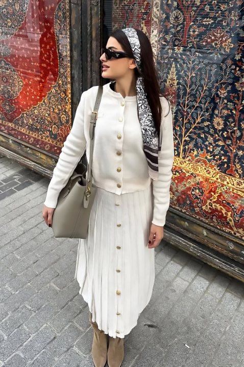 Σύνολο HELENZA ECRU, Χρώμα: εκρού, IVET.EU - Εκπτώσεις έως -80%