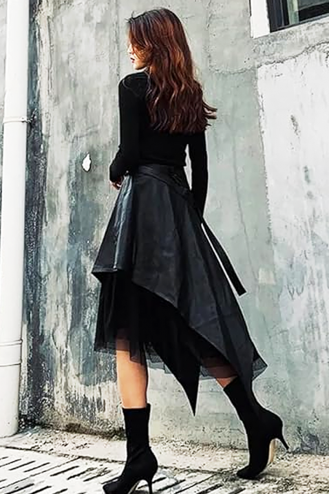 Φούστα DREZILDA, Χρώμα: μαύρο, IVET.EU - Εκπτώσεις έως -80%