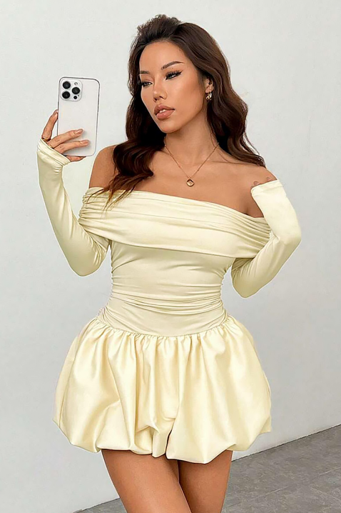 Φόρεμα SEROLMA ECRU, Χρώμα: εκρού, IVET.EU - Εκπτώσεις έως -80%