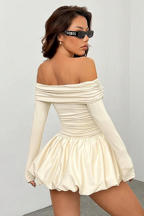 Φόρεμα SEROLMA ECRU, Χρώμα: εκρού, IVET.EU - Εκπτώσεις έως -80%