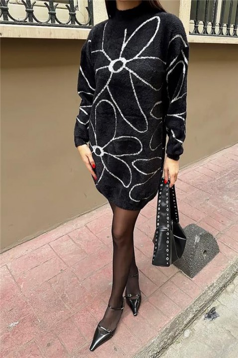 Φόρεμα GANIZETA BLACK, Χρώμα: μαύρο, IVET.EU - Εκπτώσεις έως -80%