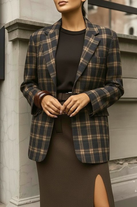 Σακάκι DLAVELDA BLACK, Χρώμα: μαύρο, IVET.EU - Εκπτώσεις έως -80%