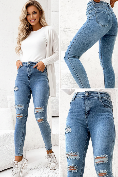 Τζιν DENZIMA, Χρώμα: Γαλάζιο, IVET.EU - Εκπτώσεις έως -80%