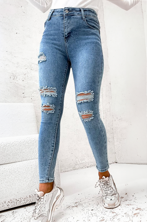 Τζιν DENZIMA, Χρώμα: Γαλάζιο, IVET.EU - Εκπτώσεις έως -80%