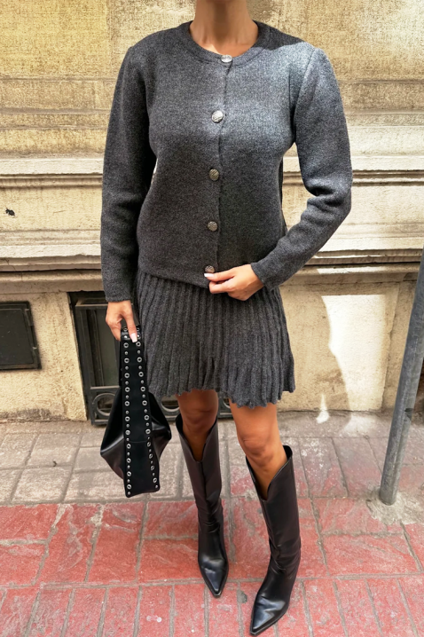 Σύνολο ERDIMOLA, Χρώμα: γραφίτης, IVET.EU - Εκπτώσεις έως -80%