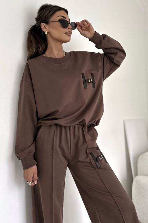 Σύνολο GLADORFA BROWN, Χρώμα: καφέ, IVET.EU - Εκπτώσεις έως -80%