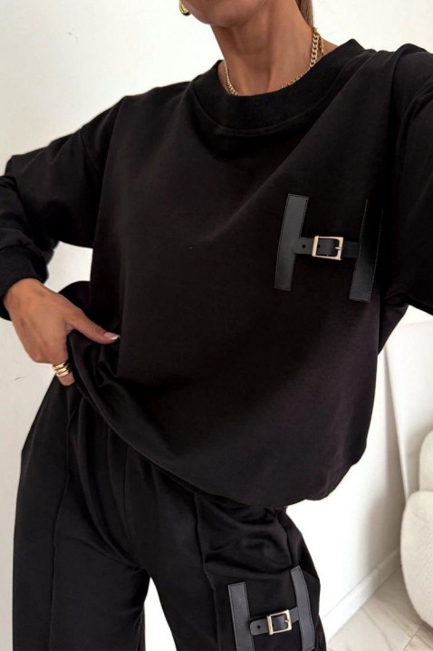 Σύνολο GLADORFA BLACK, Χρώμα: μαύρο, IVET.EU - Εκπτώσεις έως -80%